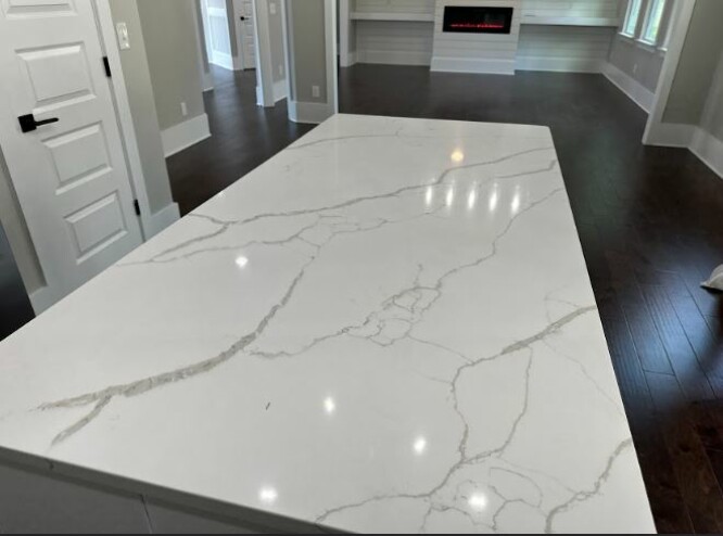 quartz design in kitchen