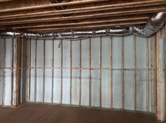 spray foam insulation - samkins construction