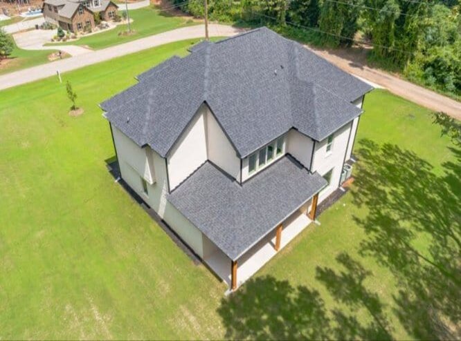 Aerial View of House