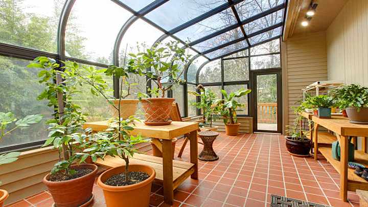 sunroom stock image
