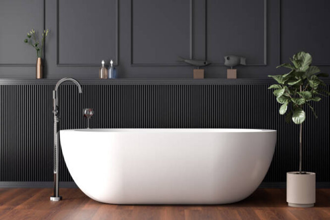 Free-standing tub