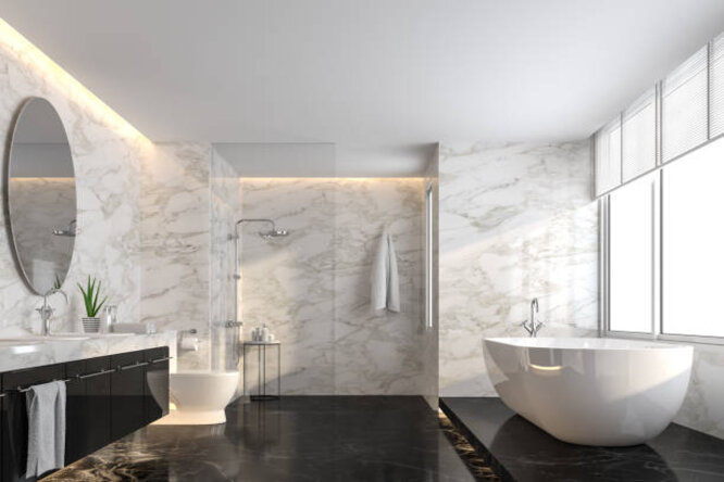 marble bathroom