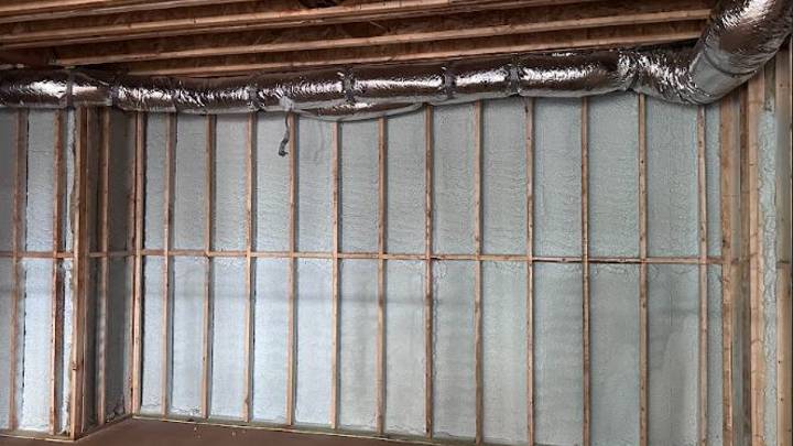 spray foam basement insulation