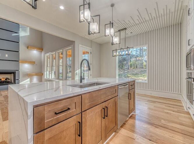 another view of kitchen interior