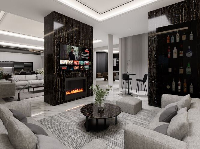 Basement Living Room