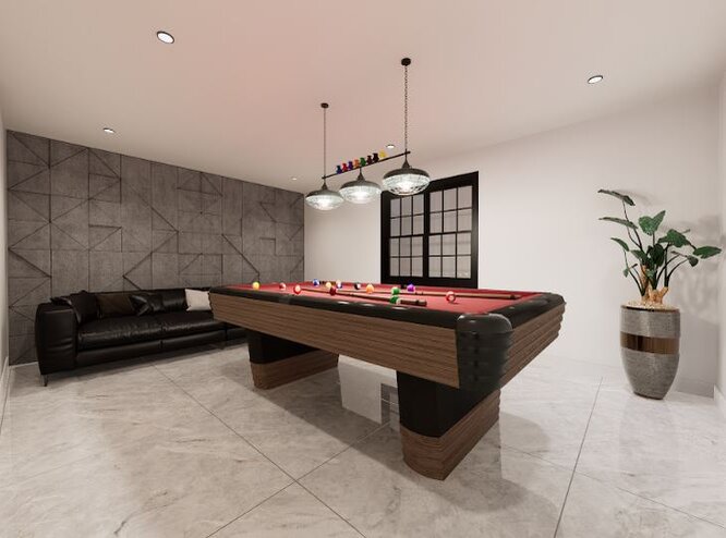 Another View Of Billiard Room