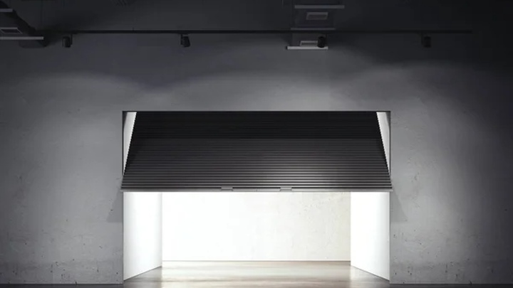 up and over canopy garage door