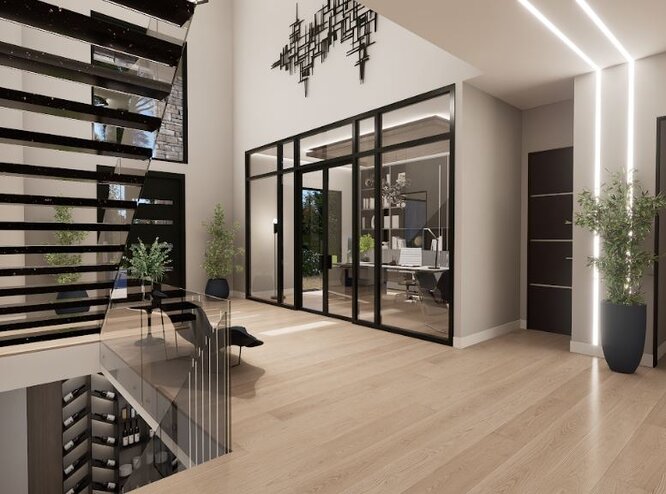 Foyer-Entry-Basement-View