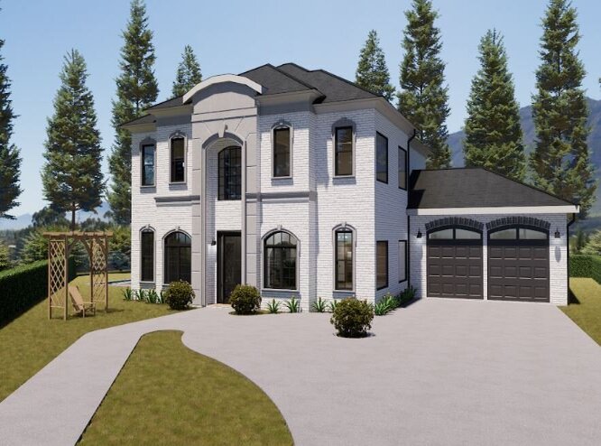 Front-Elevation-Of-Floor-Plan-1
