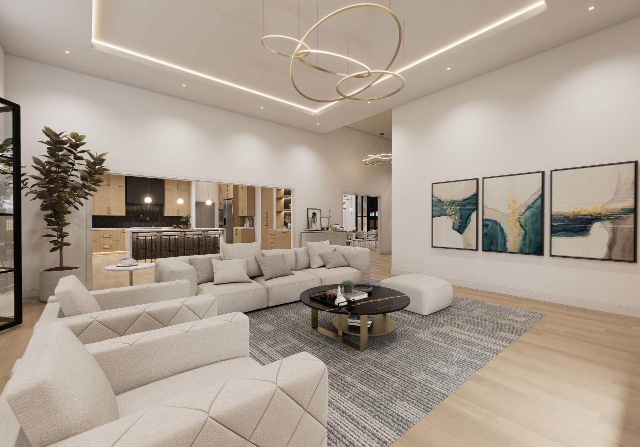 Family Room facing Kitchen