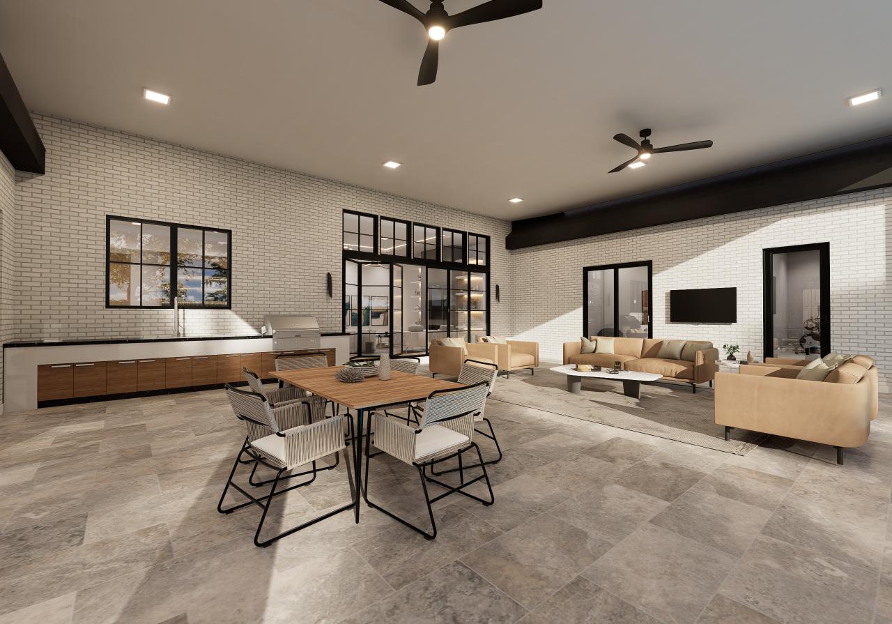 Outdoor Recreation and Kitchen Patio