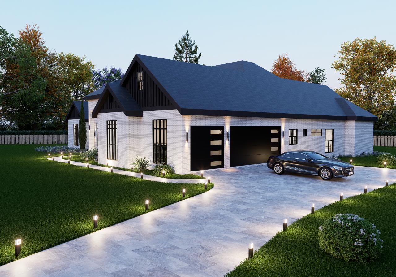 Right Elevation With Garage