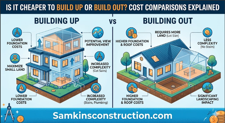 Is It Cheaper to Build Up or Build Out? Cost Comparisons Explained